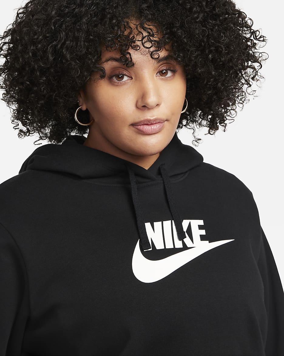 Nike Sportswear Club Fleece Women s Pullover Hoodie Plus Size